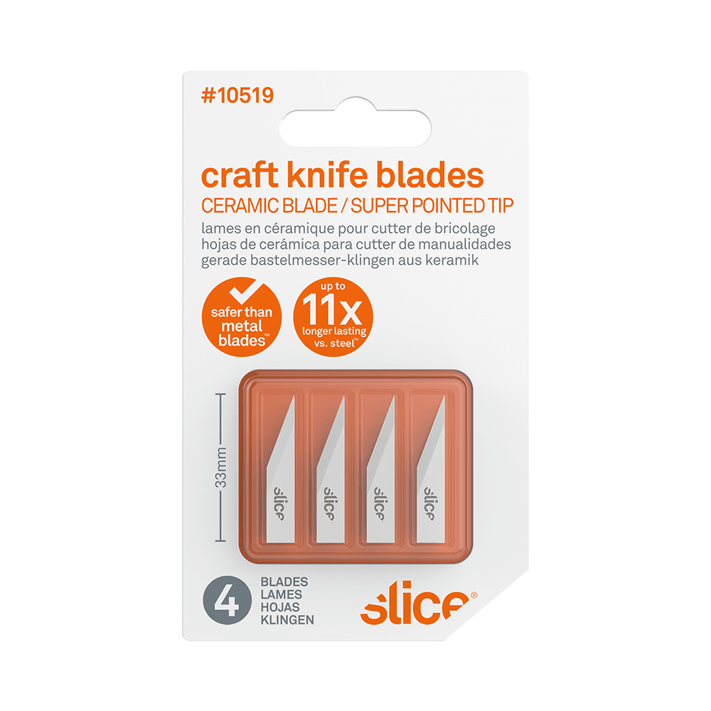 Ceramic Utility Knife Blades (Pointed Tip)